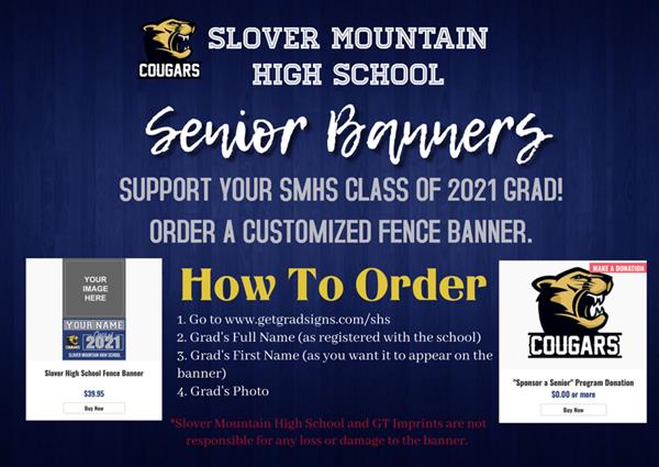 Class of 2021 Senior Fence Banner